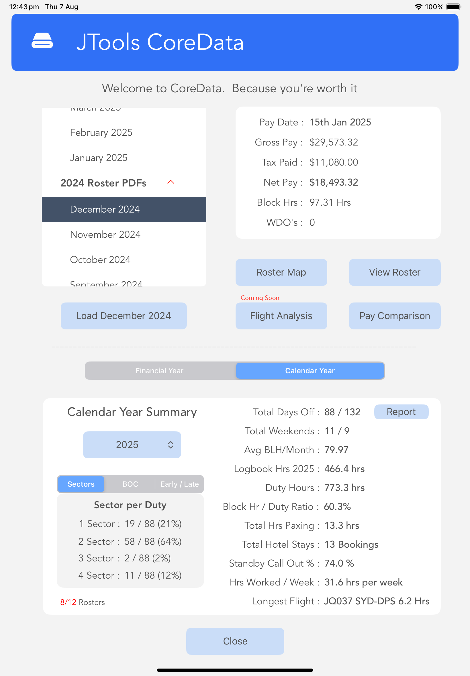 CoreData Screenshot